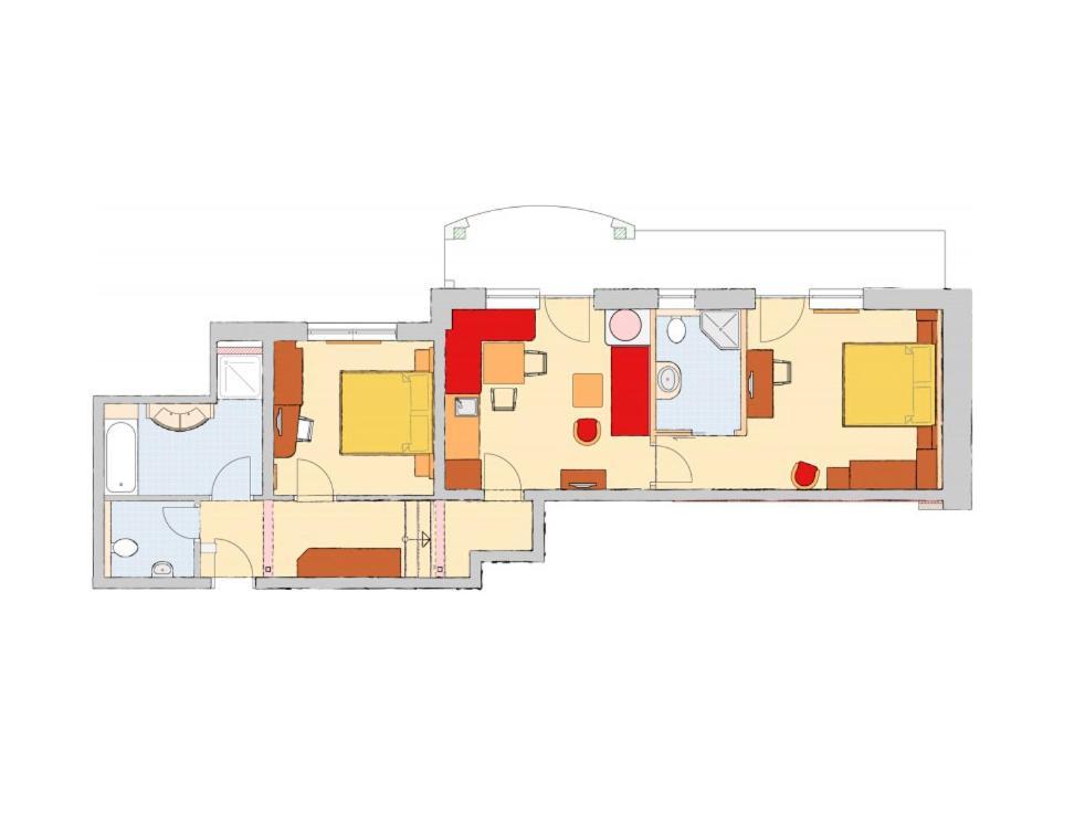 Superior Familiensuite mit zwei Badezimmern