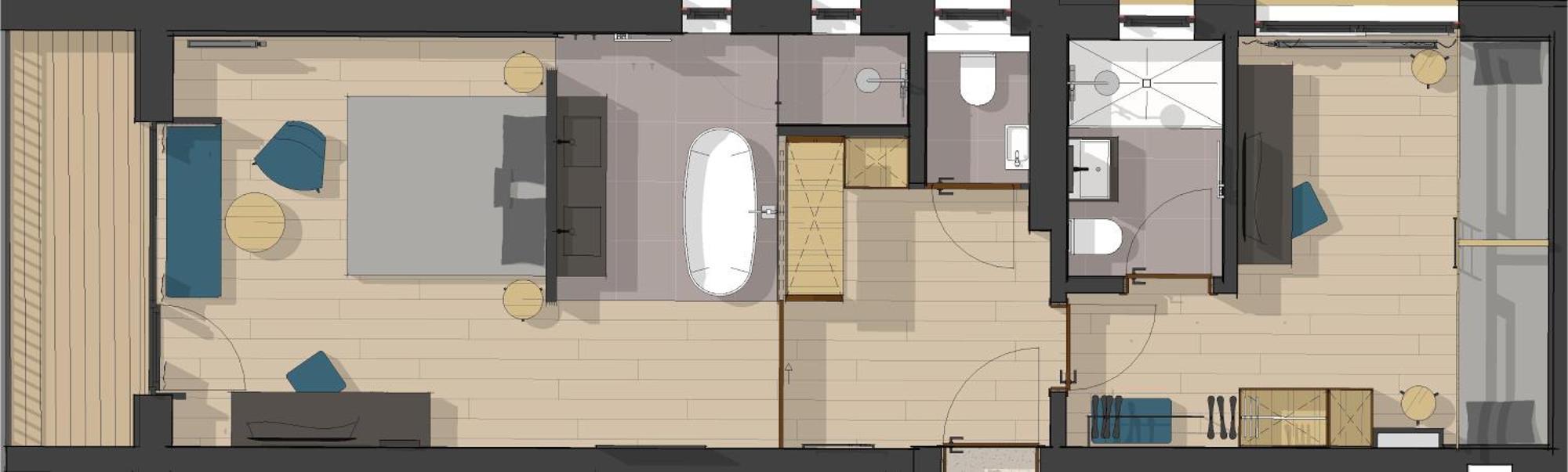 Premium Familiensuite „Zirbe"